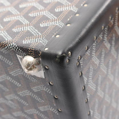 サルデーニュ ヴァニティケース トランクケース PVC レザー ブラック ブラウン ゴヤール バッグ GOYARD