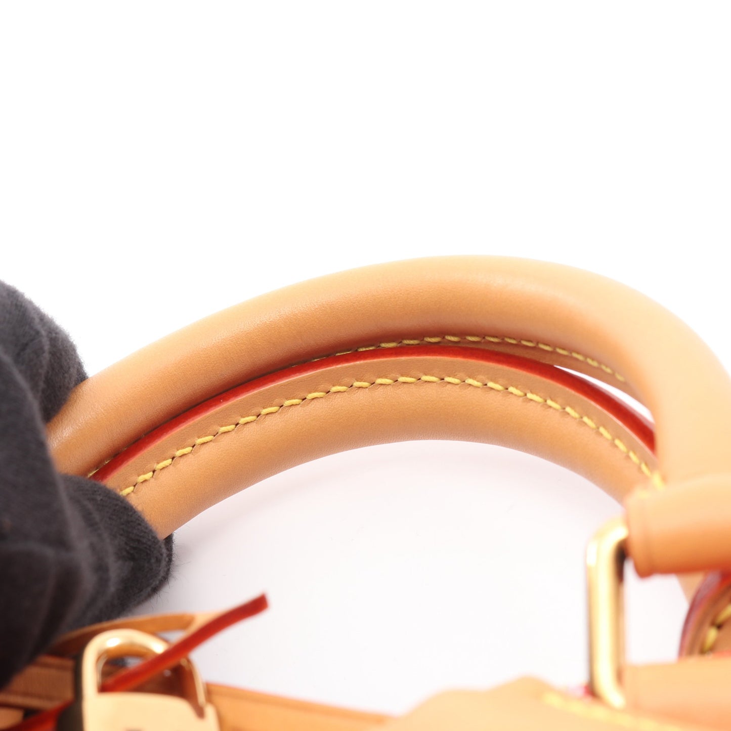 スピーディ P9 バンドリエール25 ルージュ ハンドバッグ PVC レザー レッド 2WAY ルイヴィトン バッグ LOUIS VUITTON