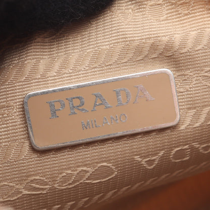Re-Edition 2005 チェーンショルダーバッグ ナイロン レザー ベージュ プラダ バッグ PRADA