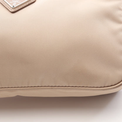 Re-Edition 2005 チェーンショルダーバッグ ナイロン レザー ベージュ プラダ バッグ PRADA