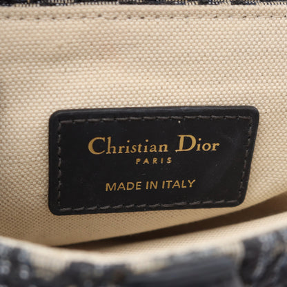 SADDLE サドル オブリーク ハンドバッグ キャンバス レザー ネイビー ベージュ クリスチャンディオール バッグ Christian Dior