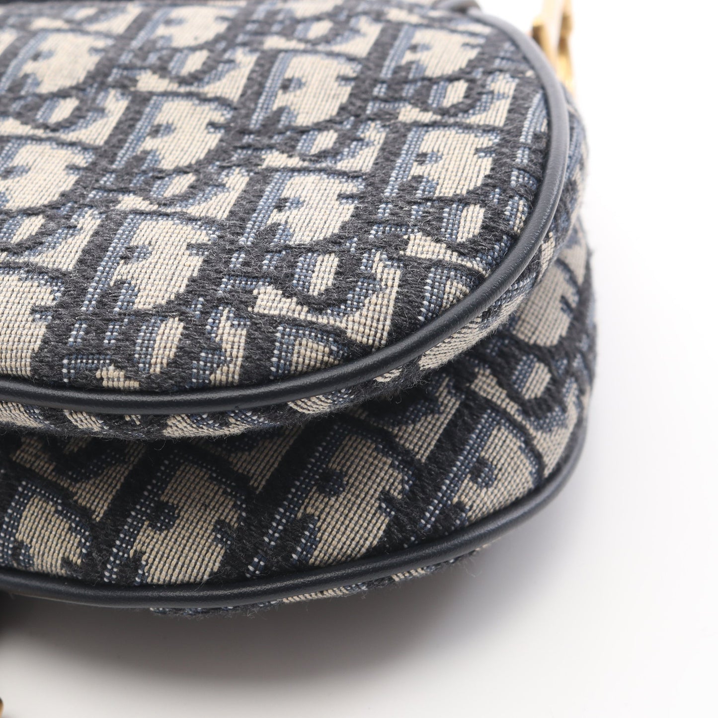 SADDLE サドル オブリーク ハンドバッグ キャンバス レザー ネイビー ベージュ クリスチャンディオール バッグ Christian Dior