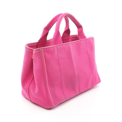 CANAPA カナパ ハンドバッグ トートバッグ キャンバス ピンク 2WAY プラダ バッグ PRADA