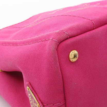 CANAPA カナパ ハンドバッグ トートバッグ キャンバス ピンク 2WAY プラダ バッグ PRADA