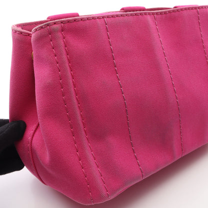 CANAPA カナパ ハンドバッグ トートバッグ キャンバス ピンク 2WAY プラダ バッグ PRADA