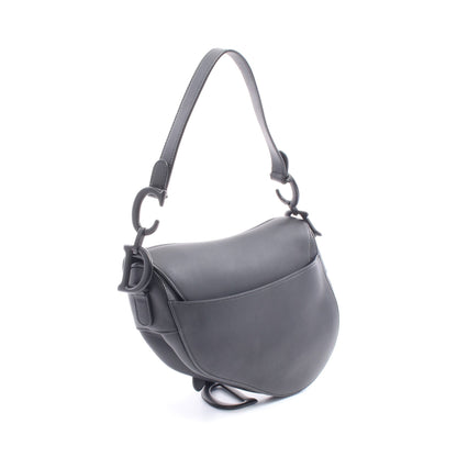 サドルバッグ ハンドバッグ レザー ブラック 2WAY クリスチャンディオール バッグ Christian Dior