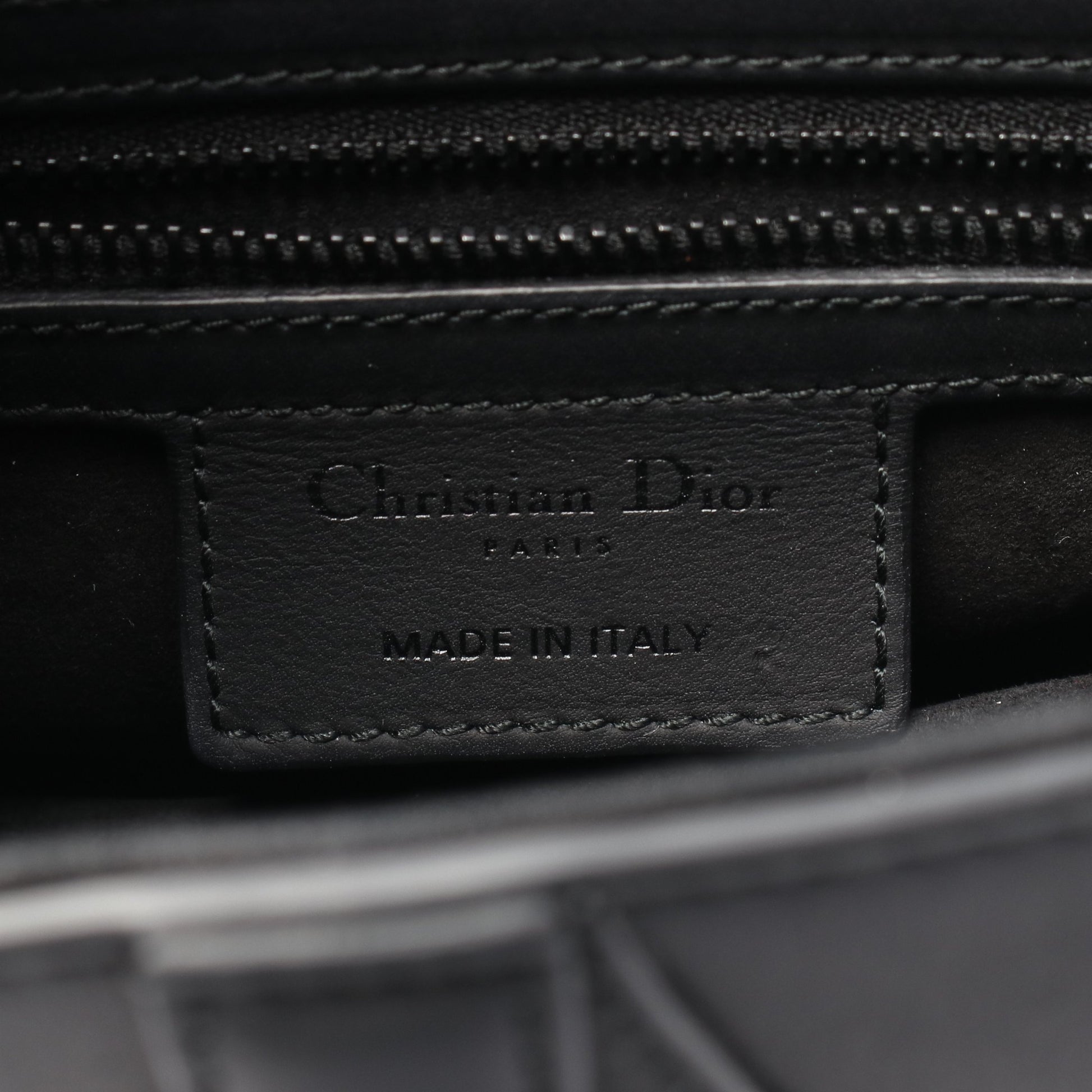 サドルバッグ ハンドバッグ レザー ブラック 2WAY クリスチャンディオール バッグ Christian Dior