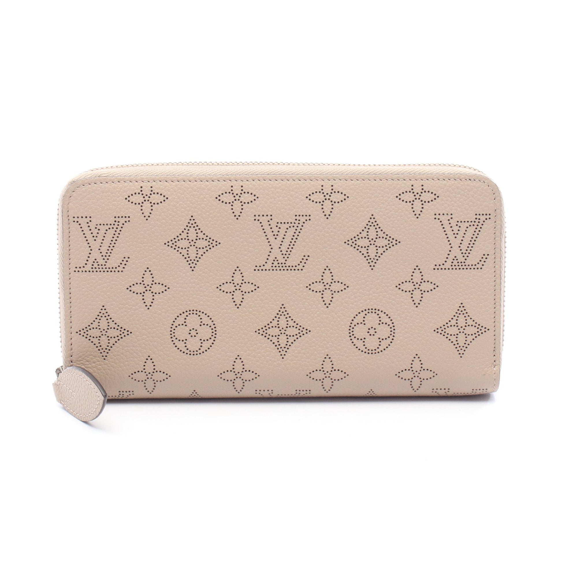 ジッピーウォレット マヒナ ガレ ラウンドファスナー長財布 レザー グレーベージュ ルイヴィトン 財布・小物 LOUIS VUITTON
