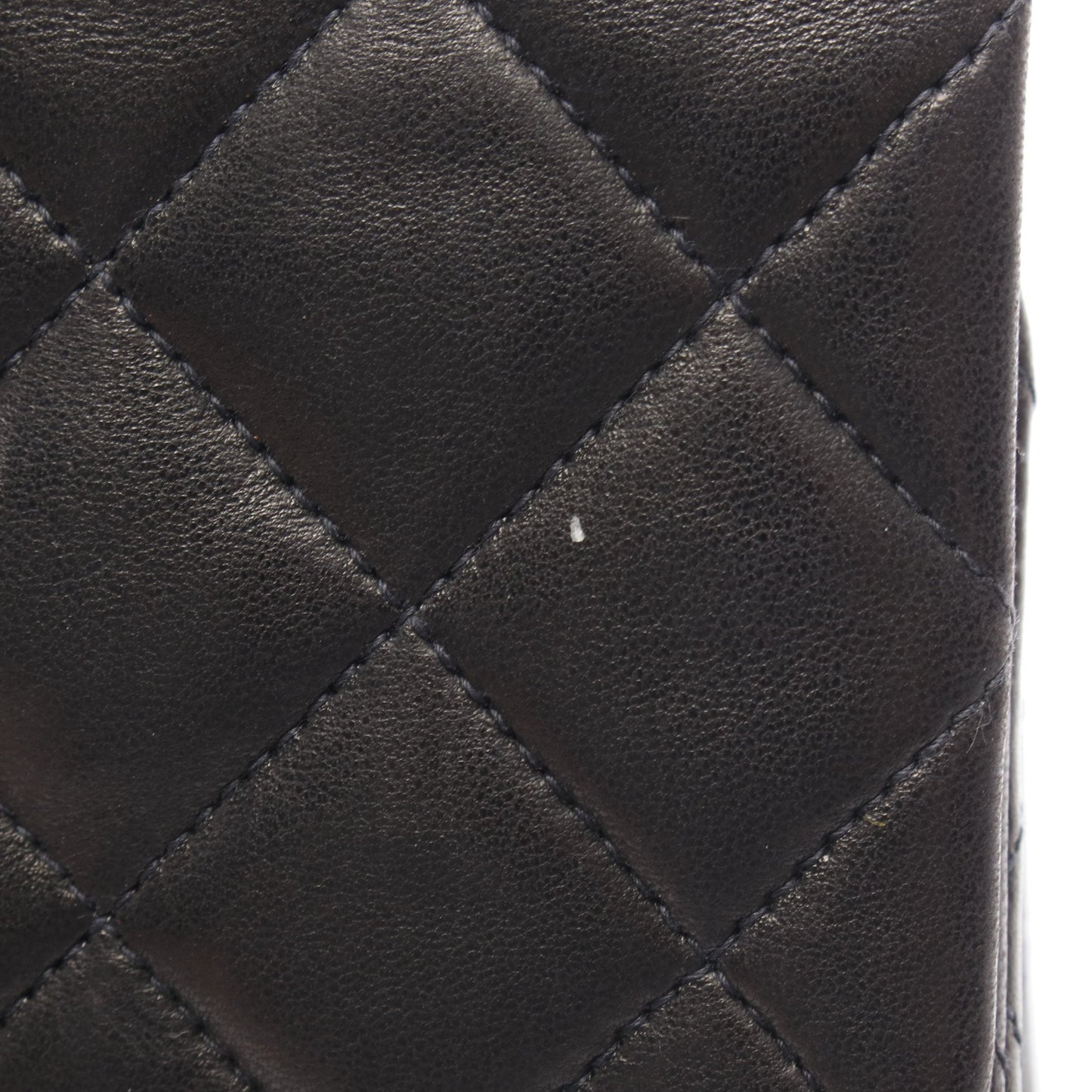 マトラッセ Wフラップ Wチェーンショルダーバッグ ラムスキン ブラック ゴールド金具 シャネル バッグ CHANEL