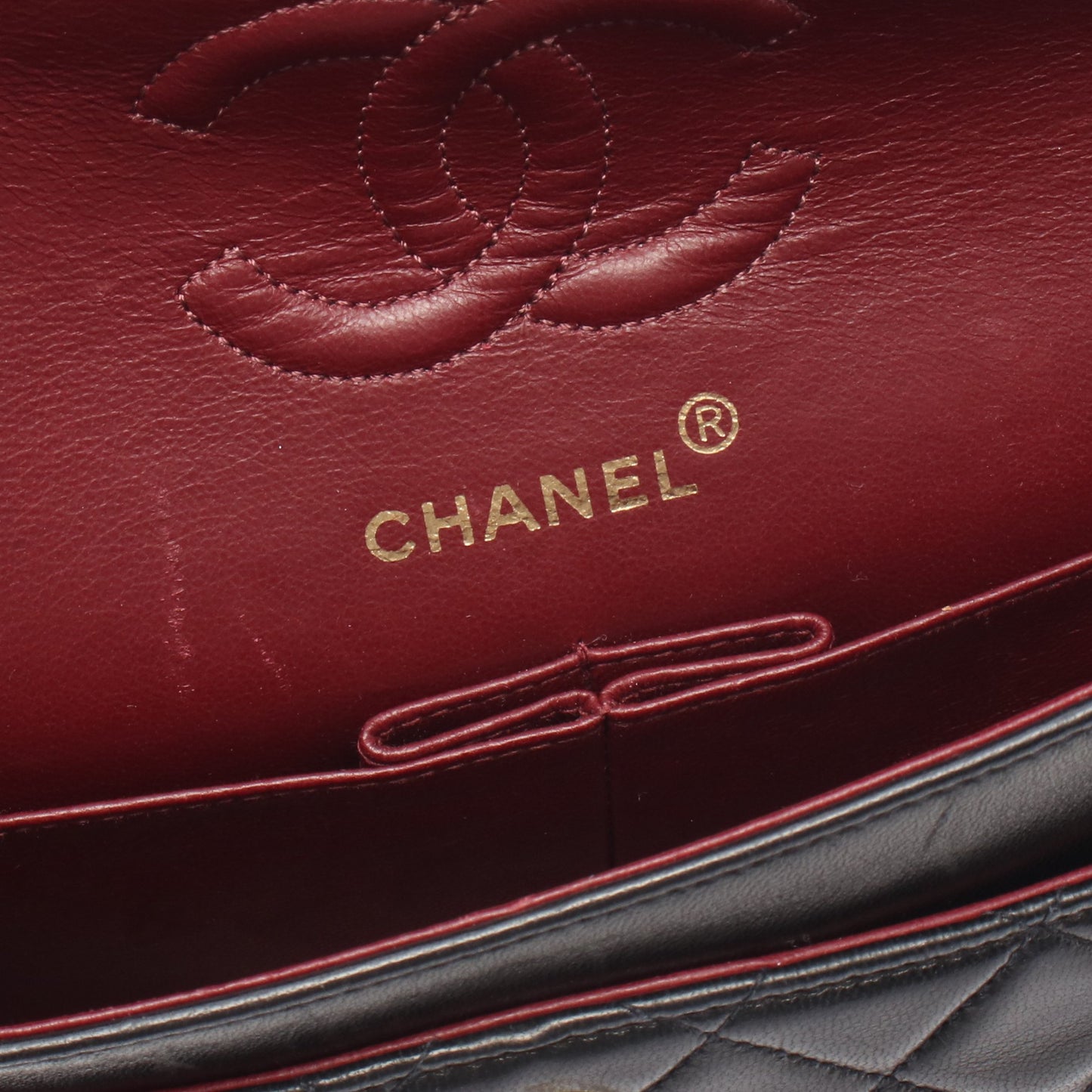 マトラッセ Wフラップ Wチェーンショルダーバッグ ラムスキン ブラック ゴールド金具 シャネル バッグ CHANEL