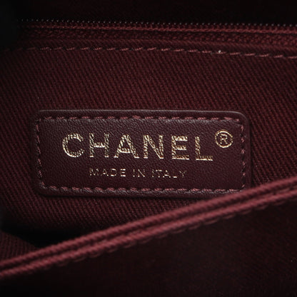 ココハンドル フラップ マトラッセ ハンドバッグ キャビアスキン ブラック ゴールド金具 2WAY シャネル バッグ CHANEL