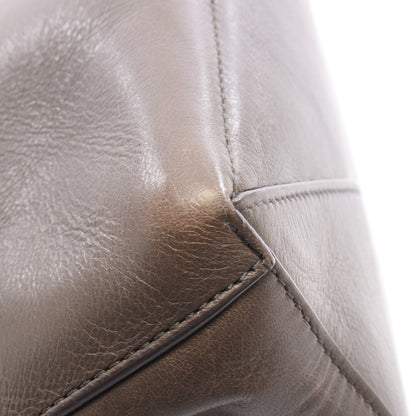 2WAY ハンドバッグ トートバッグ レザー グレーブラウン ジルサンダー バッグ JIL SANDER