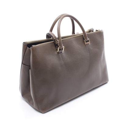 2WAY ハンドバッグ トートバッグ レザー グレーブラウン ジルサンダー バッグ JIL SANDER