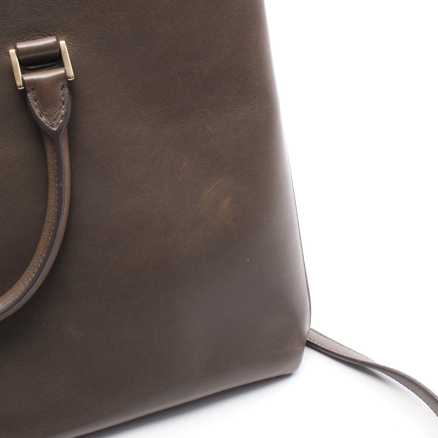 2WAY ハンドバッグ トートバッグ レザー グレーブラウン ジルサンダー バッグ JIL SANDER