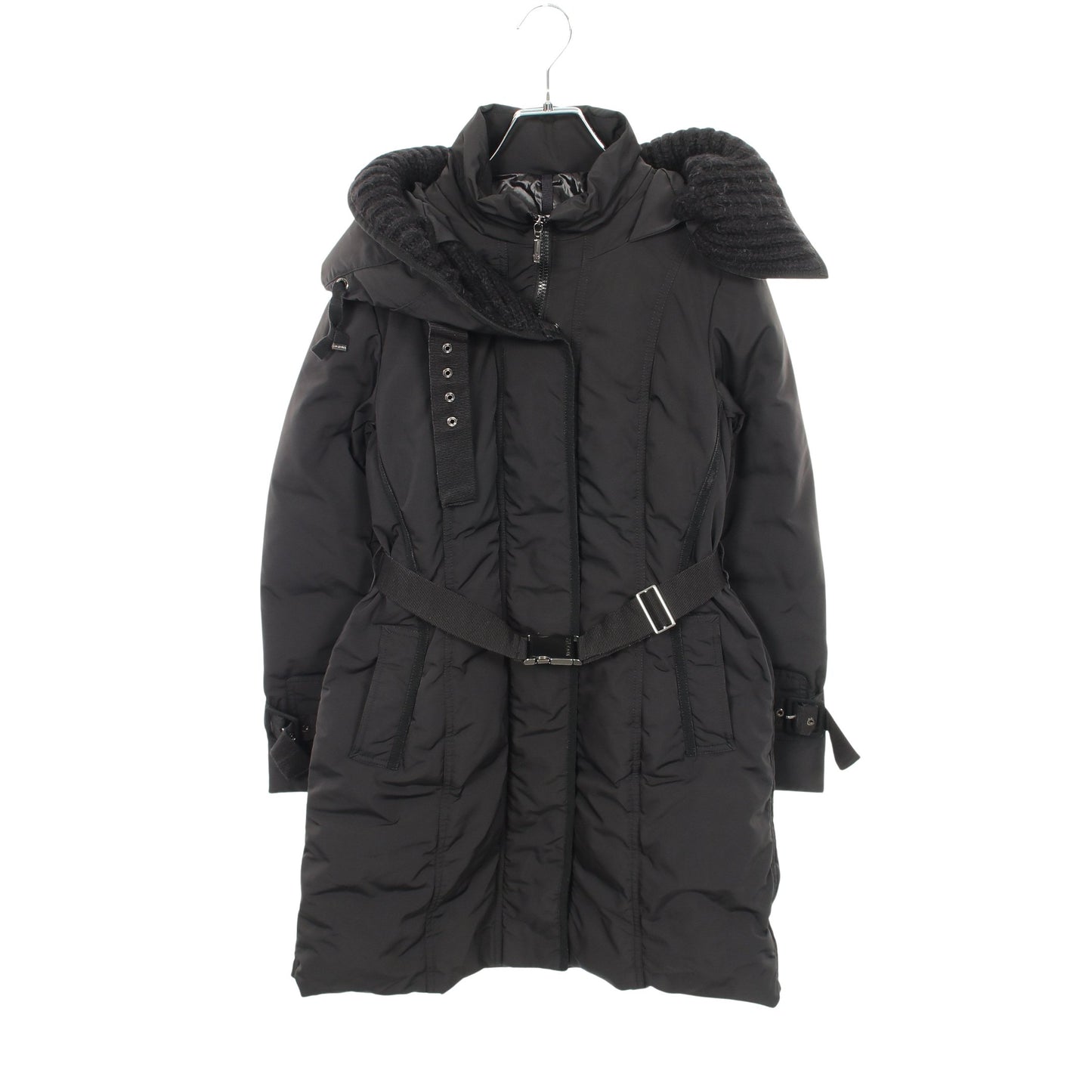 CHACAL ダウンコート ブラック フード付き モンクレール アウター MONCLER