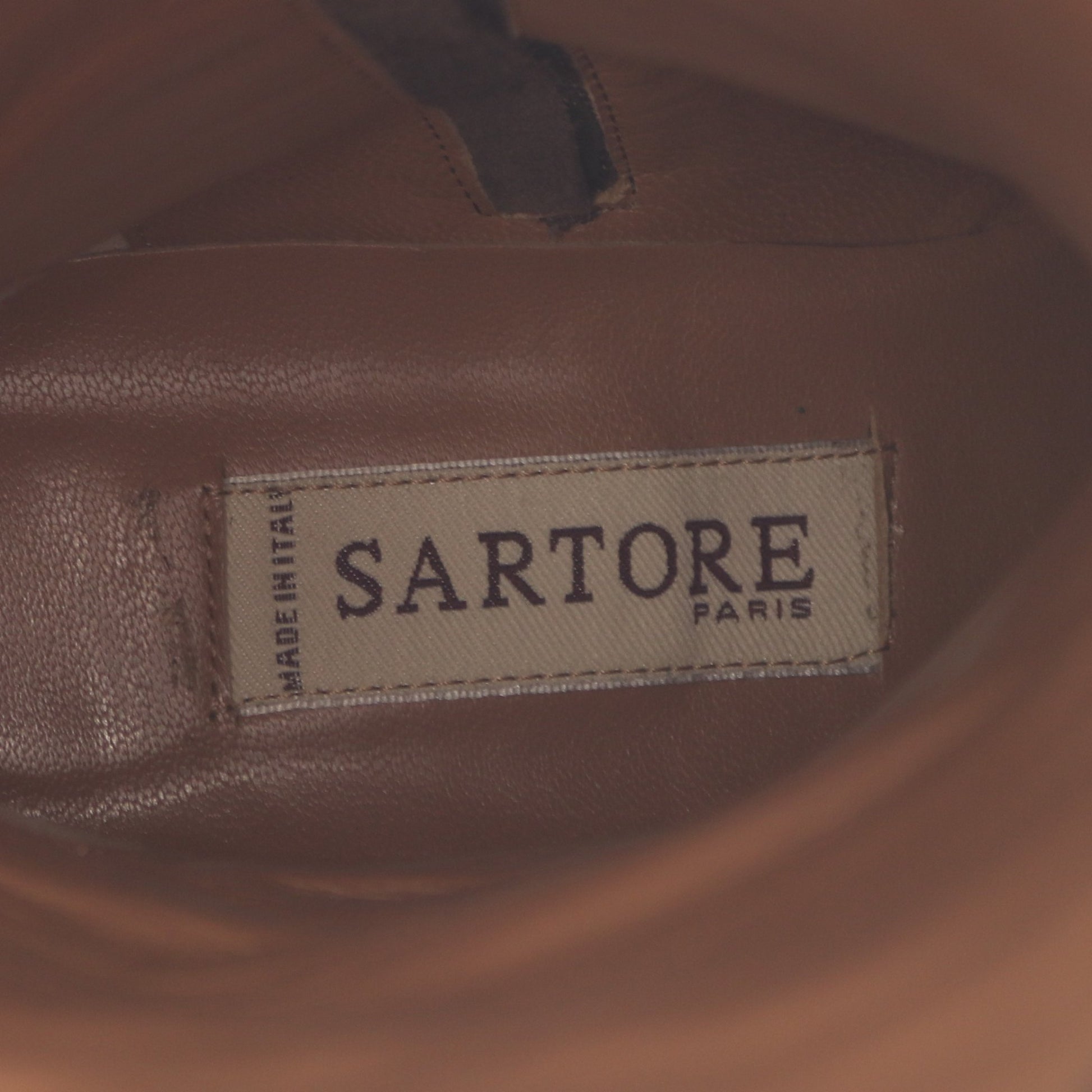 ジョッキーブーツ レザー ブラウン ブラック サルトル シューズ SARTORE