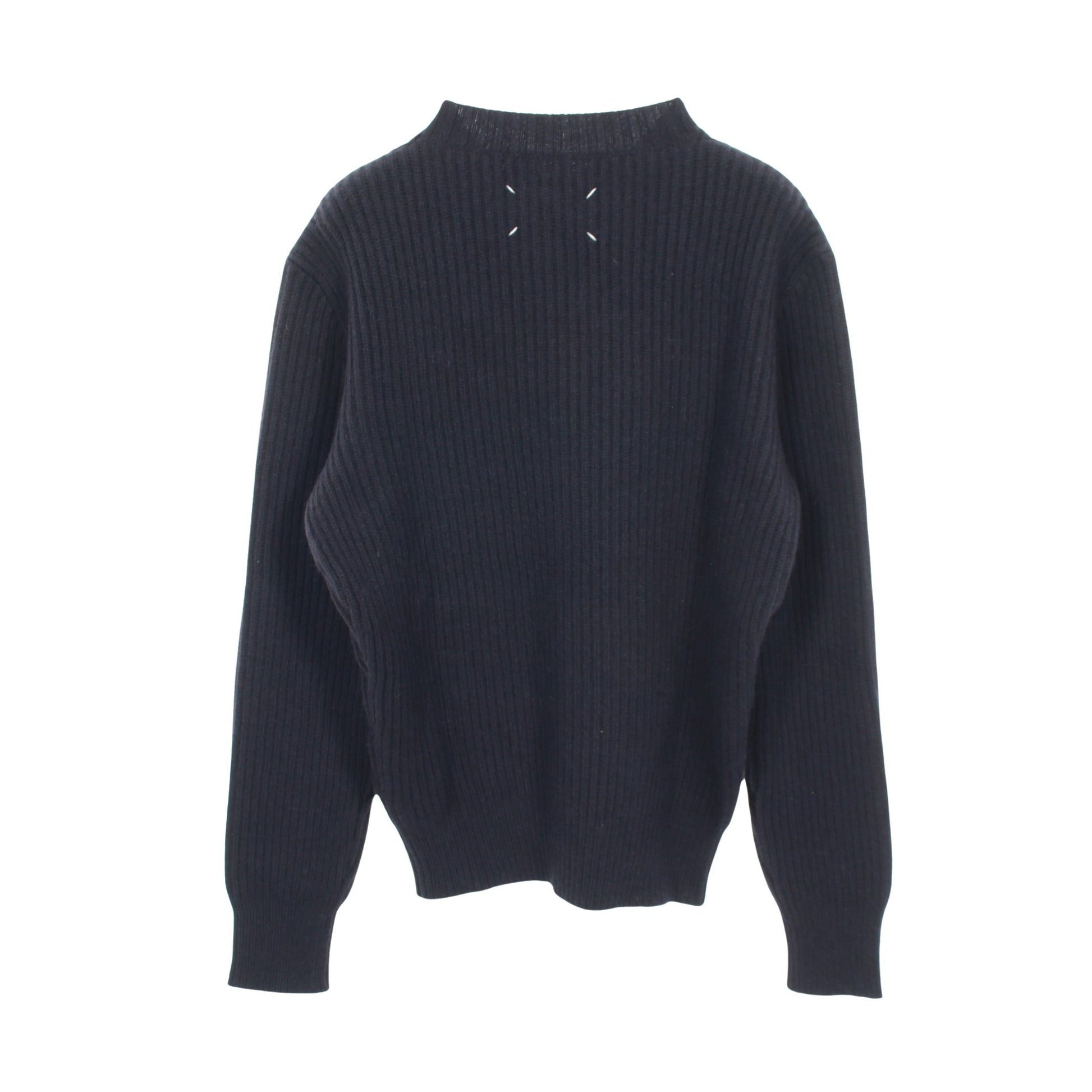 ニット クルーネック アルパカ ネイビー メゾンマルジェラ10 トップス Maison Margiela 10