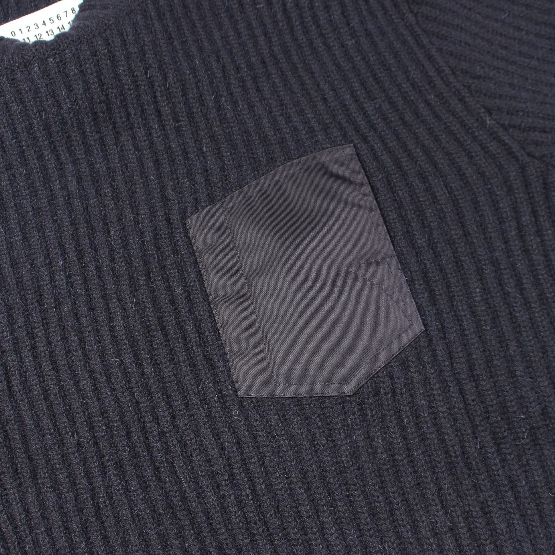 ニット クルーネック アルパカ ネイビー メゾンマルジェラ10 トップス Maison Margiela 10