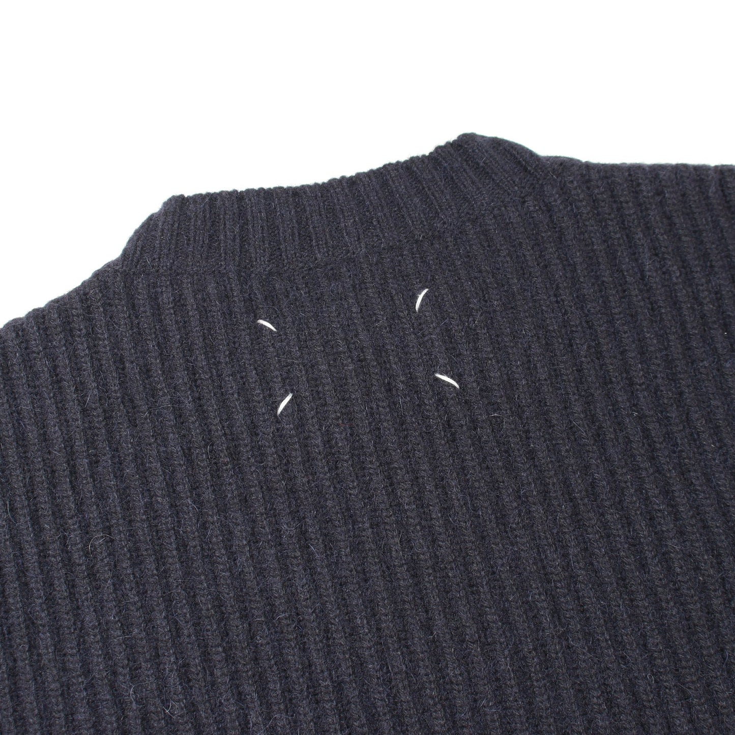 ニット クルーネック アルパカ ネイビー メゾンマルジェラ10 トップス Maison Margiela 10