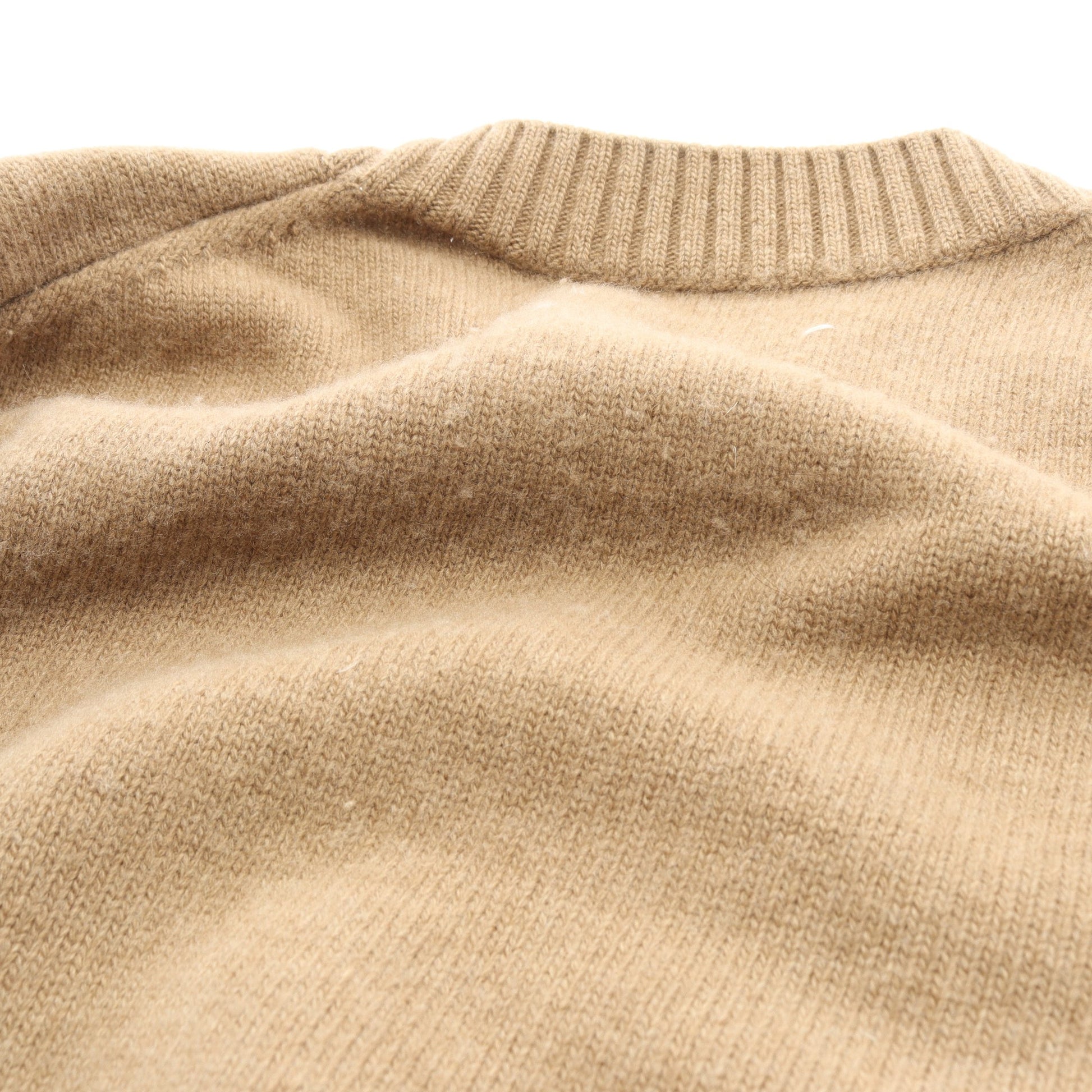 オーバーサイズ ニット クルーネック ウール ベージュ メゾンマルジェラ10 トップス Maison Margiela 10