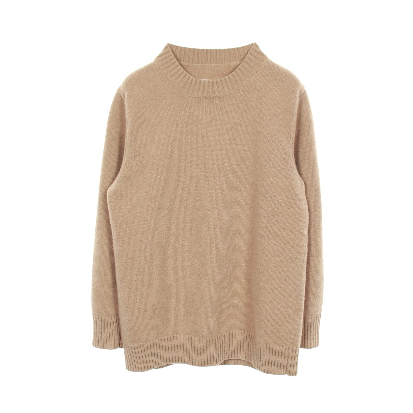 オーバーサイズ ニット クルーネック ウール ベージュ メゾンマルジェラ10 トップス Maison Margiela 10
