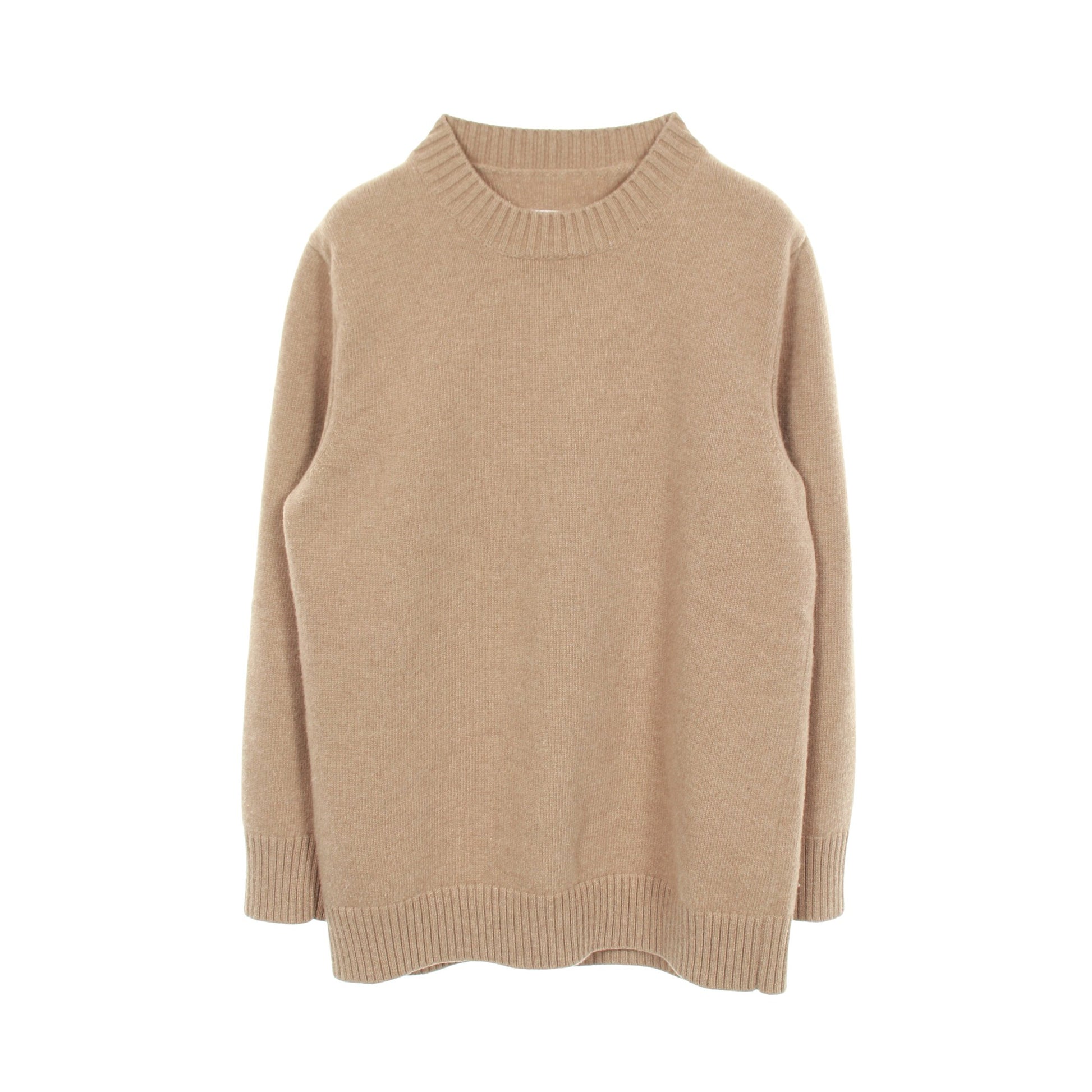 オーバーサイズ ニット クルーネック ウール ベージュ メゾンマルジェラ10 トップス Maison Margiela 10