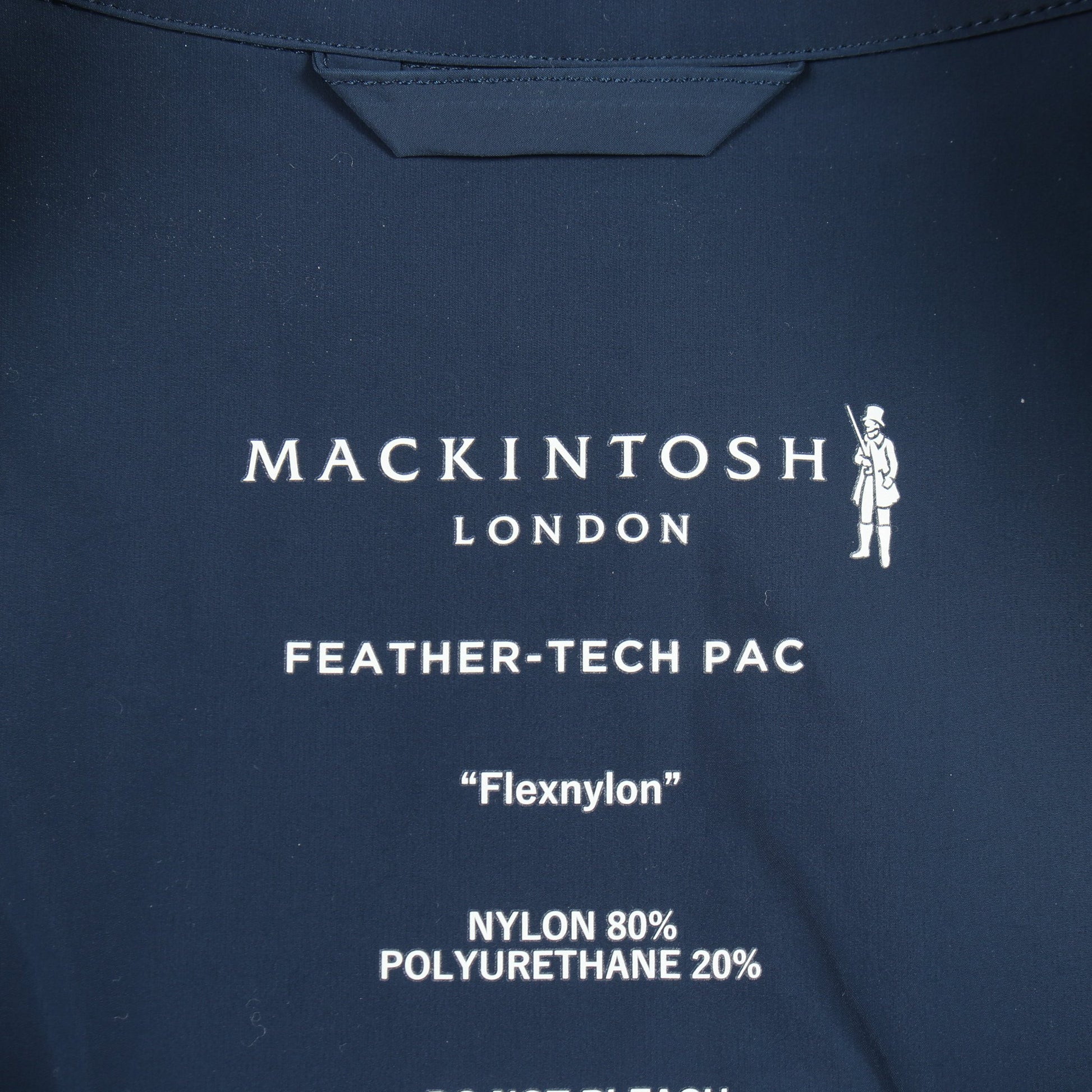 FEATHER TECH PAC ストレッチナイロン ステンカラーコート ナイロン ブルー マッキントッシュロンドン アウター MACKINTOSH LONDON