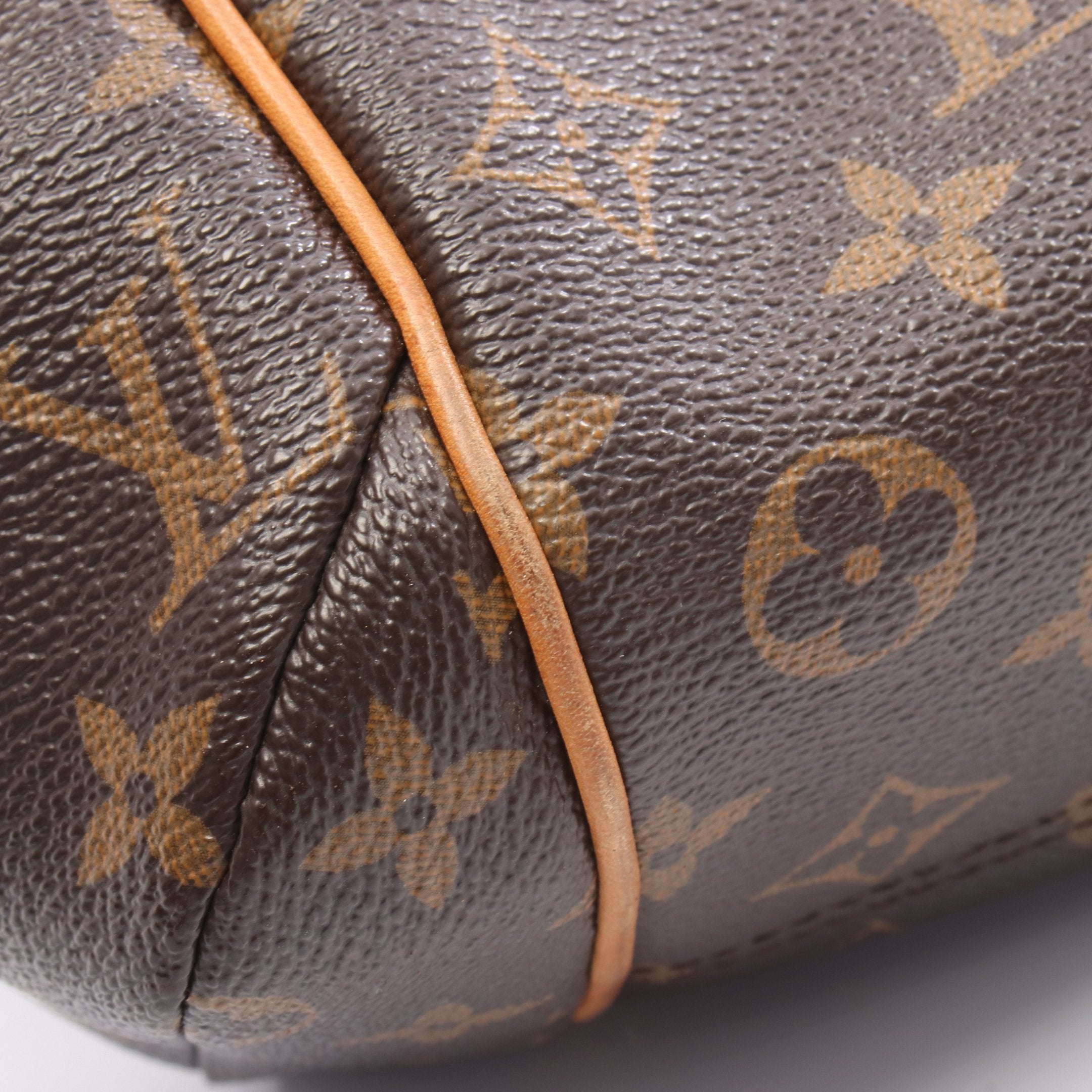 トータリーPM モノグラム ショルダーバッグ トートバッグ PVC レザー