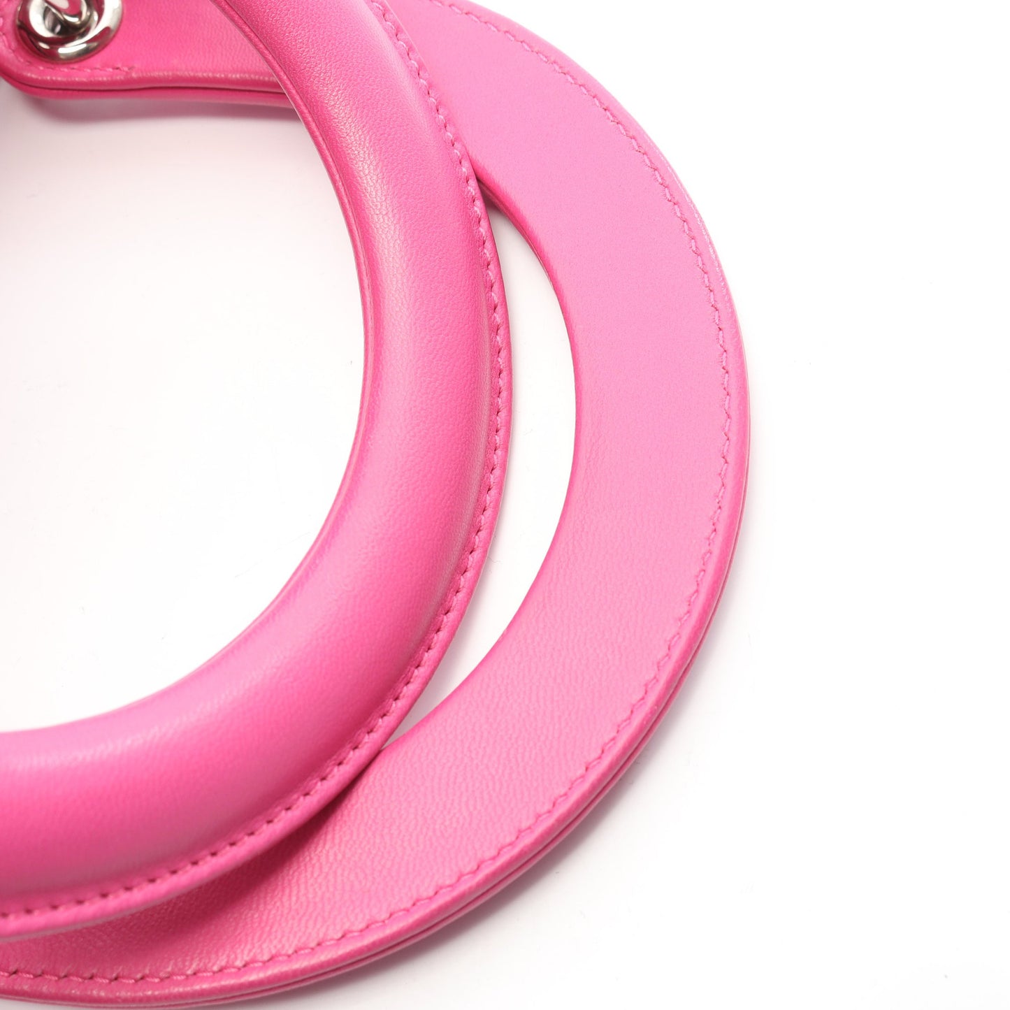 LADY DIOR レディディオール カナージュ ハンドバッグ レザー ピンクパープル 2WAY クリスチャンディオール バッグ Christian Dior