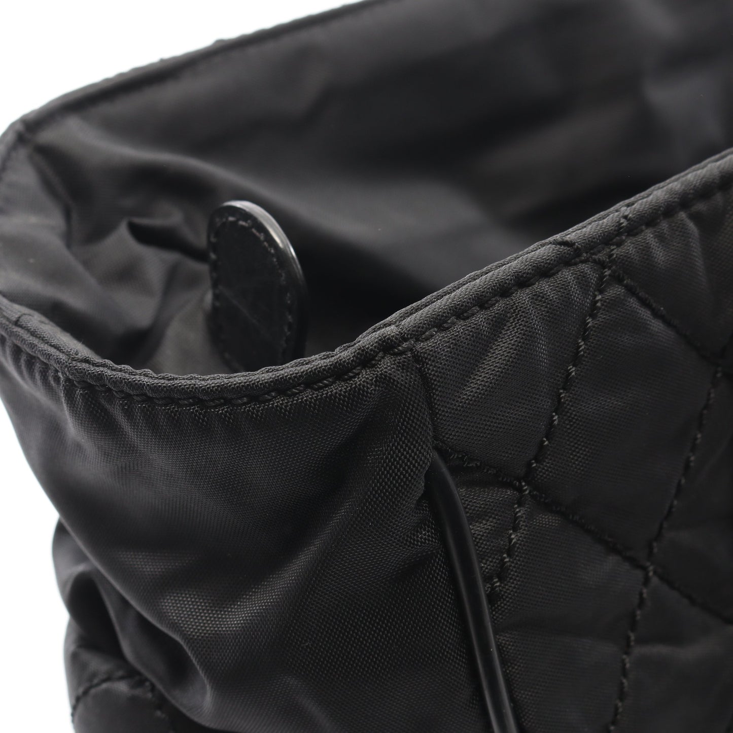 パリニューヨークライン ハンドバッグ トートバッグ ナイロン レザー ブラック シルバー金具 シャネル バッグ CHANEL