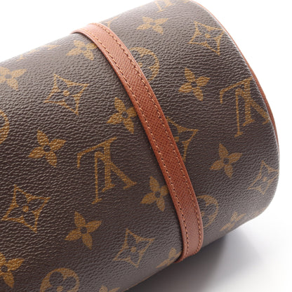 パピヨン26 モノグラム 旧型 ハンドバッグ PVC レザー ブラウン ルイヴィトン バッグ LOUIS VUITTON