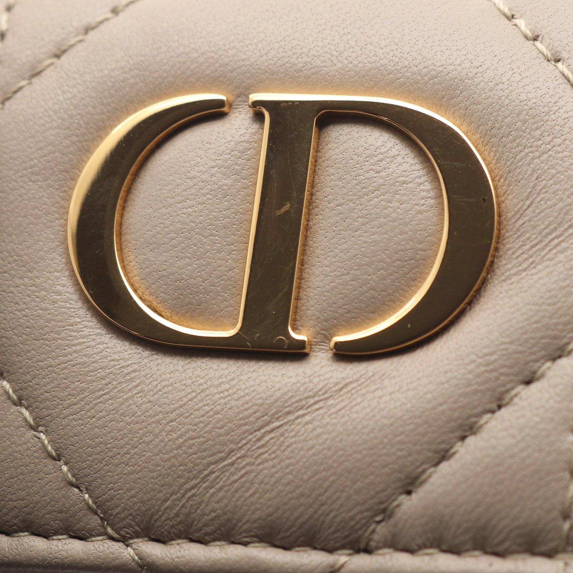 CARO カロ スモール マクロカナージュ バックパック リュックサック レザー グレーベージュ クリスチャンディオール バッグ Christian Dior