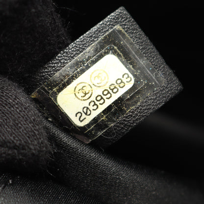 マトラッセ グランドショッピング GST チェーンショルダーバッグ チェーントートバッグ キャビアスキン ブラック シルバー金具 シャネル バッグ CHANEL