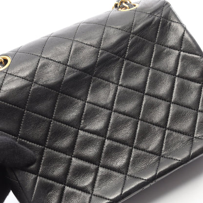 ミニマトラッセ20 チェーンショルダーバッグ ラムスキン ブラック ゴールド金具 ヴィンテージ シャネル バッグ CHANEL