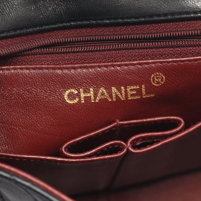 ミニマトラッセ20 チェーンショルダーバッグ ラムスキン ブラック ゴールド金具 ヴィンテージ シャネル バッグ CHANEL