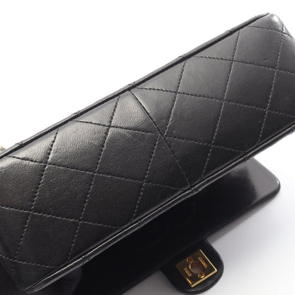 ミニマトラッセ20 チェーンショルダーバッグ ラムスキン ブラック ゴールド金具 ヴィンテージ シャネル バッグ CHANEL