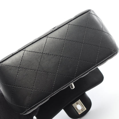 ミニマトラッセ チェーンショルダーバッグ ラムスキン ブラック シルバー金具 シャネル バッグ CHANEL
