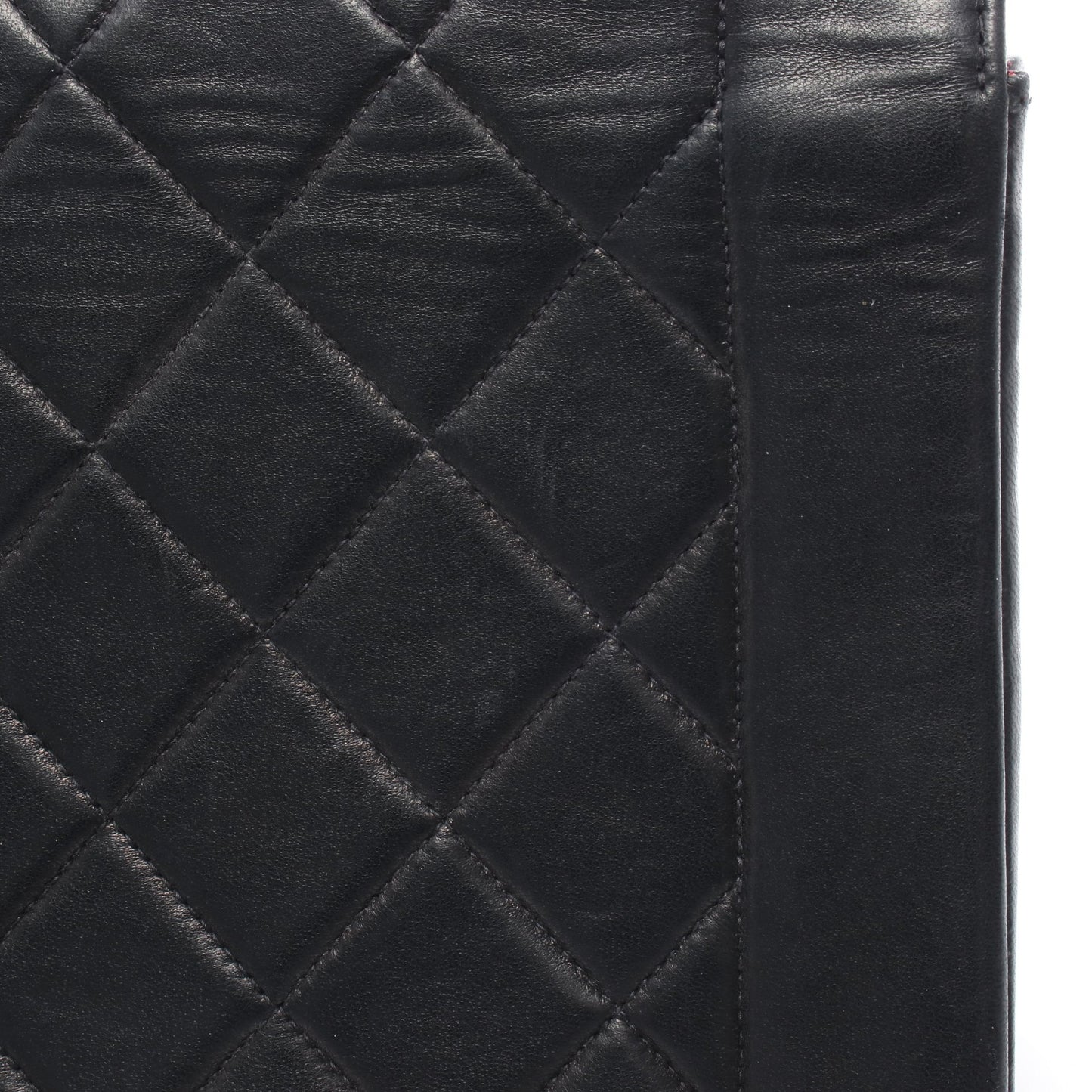 マトラッセ ダイアナフラップ チェーンショルダーバッグ ラムスキン ブラック ゴールド金具 シャネル バッグ CHANEL