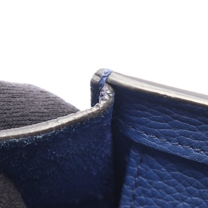 ラゲージ ナノショッパー ハンドバッグ レザー ブルー 2WAY セリーヌ バッグ CELINE