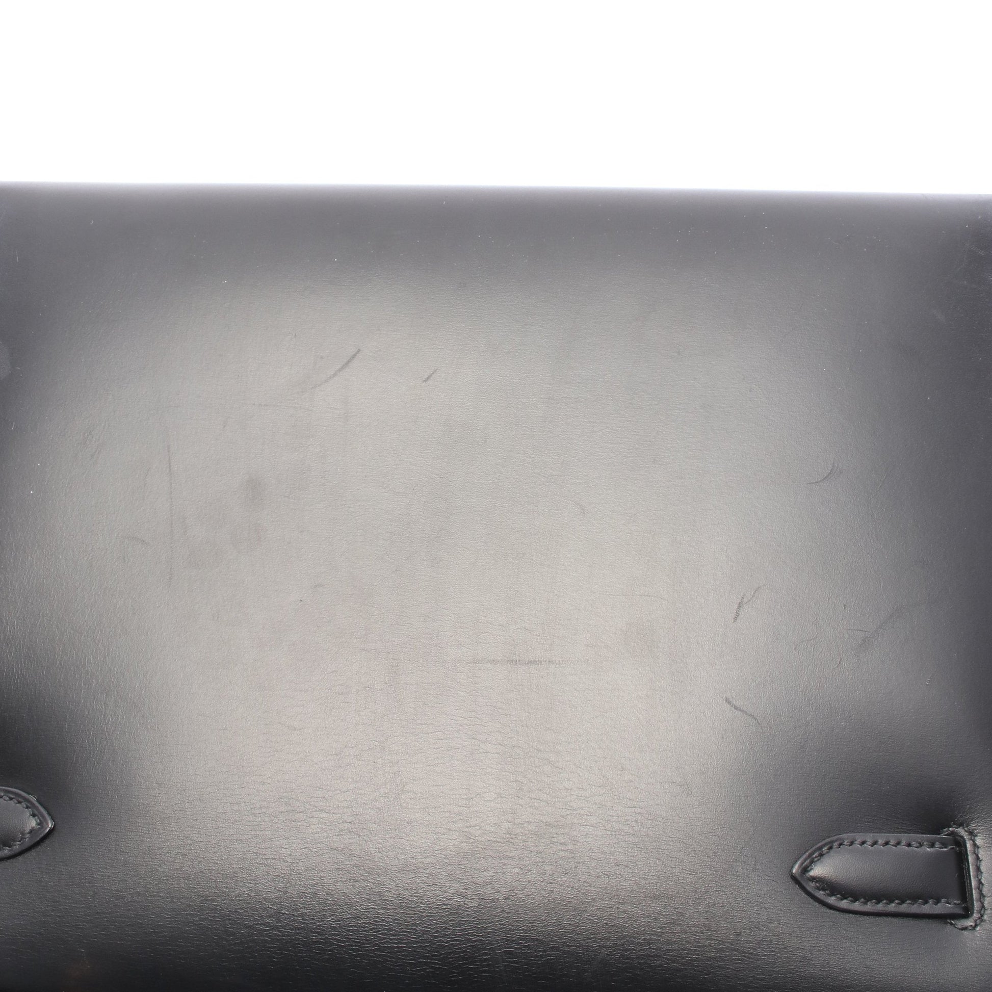 ケリー32 ハンドバッグ ボックスカーフ ブラック ゴールド金具 外縫い 2WAY ○Y刻印 エルメス バッグ HERMES
