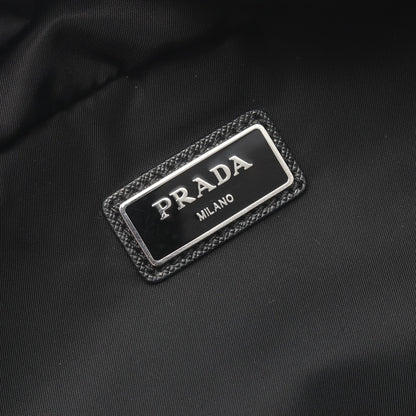 TESSUTO COMICS ボディバッグ ウエストバッグ ナイロン サフィアーノレザー ブラック オフホワイト プラダ バッグ PRADA
