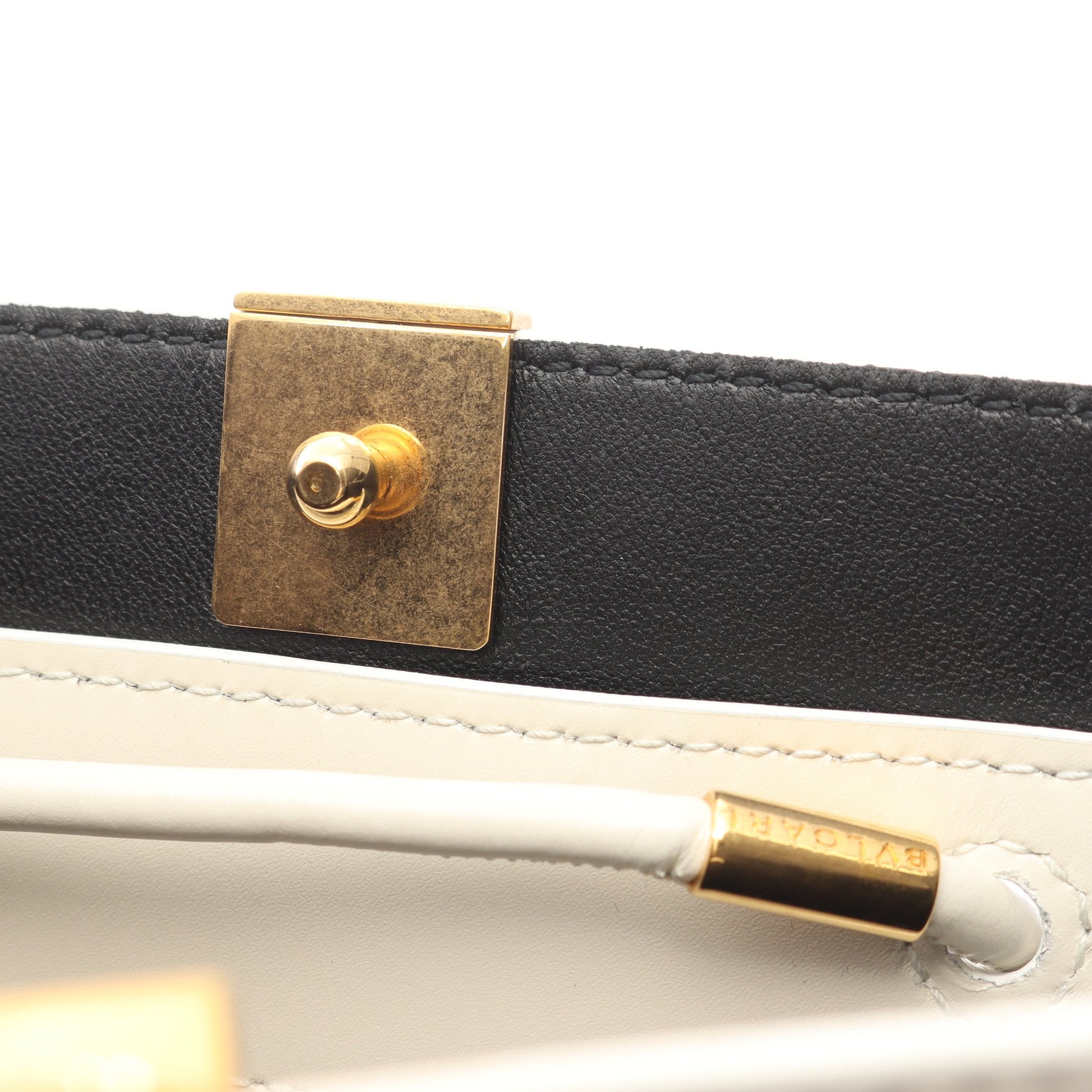 BVLGARI × ALEXANDER WANG セルペンティ ハンドバッグ トートバッグ レザー オフホワイト ブルガリ バッグ BVLGARI