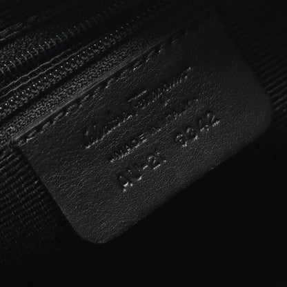 ガンチーニ ワンショルダーバッグ キャンバス レザー ブラック サルヴァトーレフェラガモ バッグ Salvatore Ferragamo