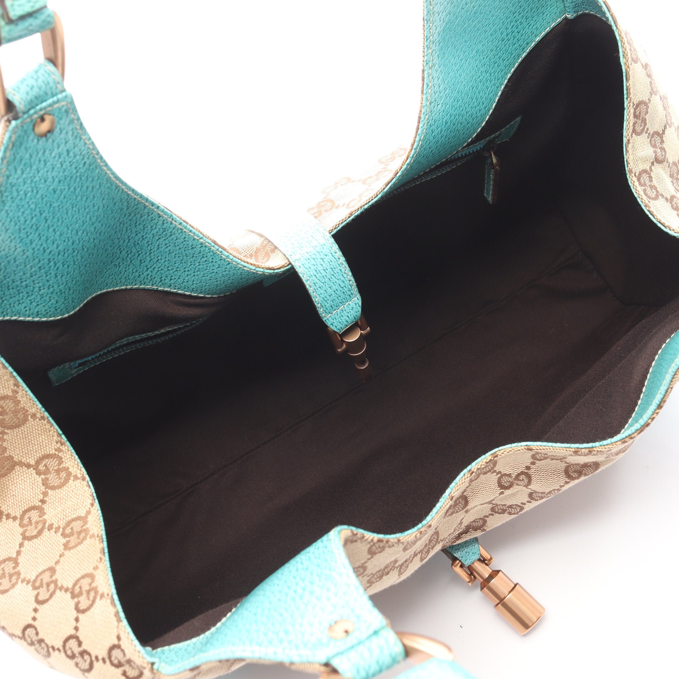 ニュージャッキー GGキャンバス ショルダーバッグ キャンバス レザー