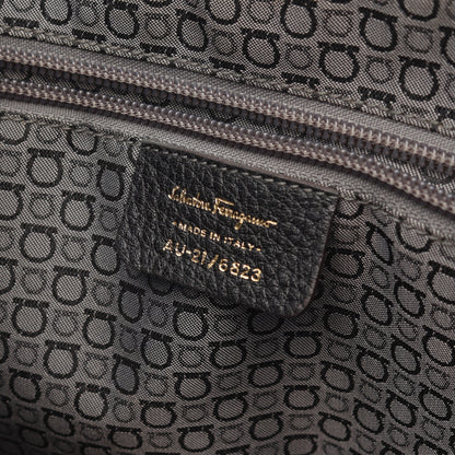 ガンチーニ ハンドバッグ レザー ダークブラウン サルヴァトーレフェラガモ バッグ Salvatore Ferragamo