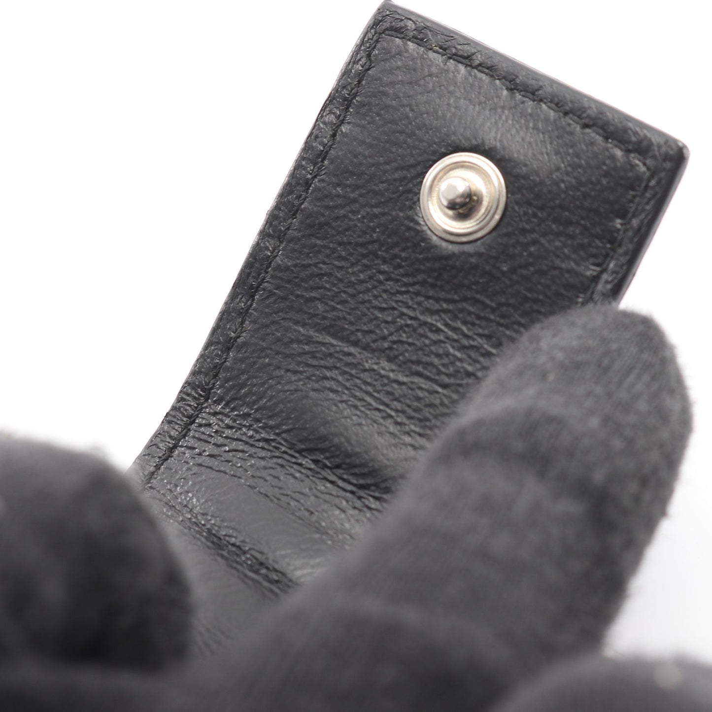 AirPodsケース イヤホンケース レザー ブラック クロコ型押し バレンシアガ 財布・小物 BALENCIAGA