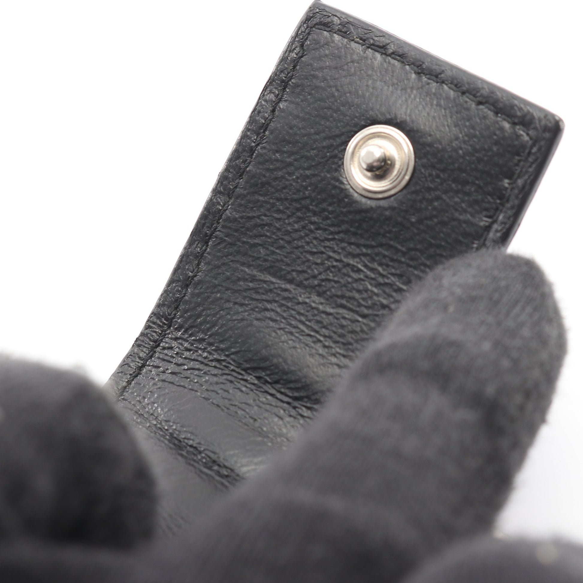 AirPodsケース イヤホンケース レザー ブラック クロコ型押し バレンシアガ 財布・小物 BALENCIAGA