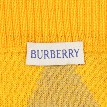 ニット スカート アーガイル ウール イエロー グレー バーバリー ボトムス BURBERRY