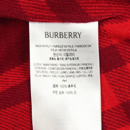 ラップスカート チェック ウール ボルドー レッド バーバリー ボトムス BURBERRY