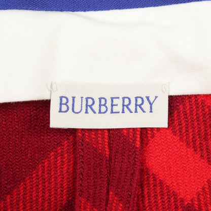 ラップスカート チェック ウール ボルドー レッド バーバリー ボトムス BURBERRY